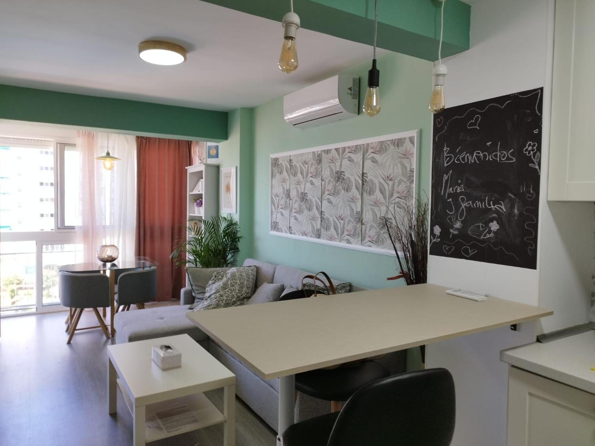 M1 403 Frontal Al Mar Vistas Terraza Y Wifi Daire Benalmádena Dış mekan fotoğraf
