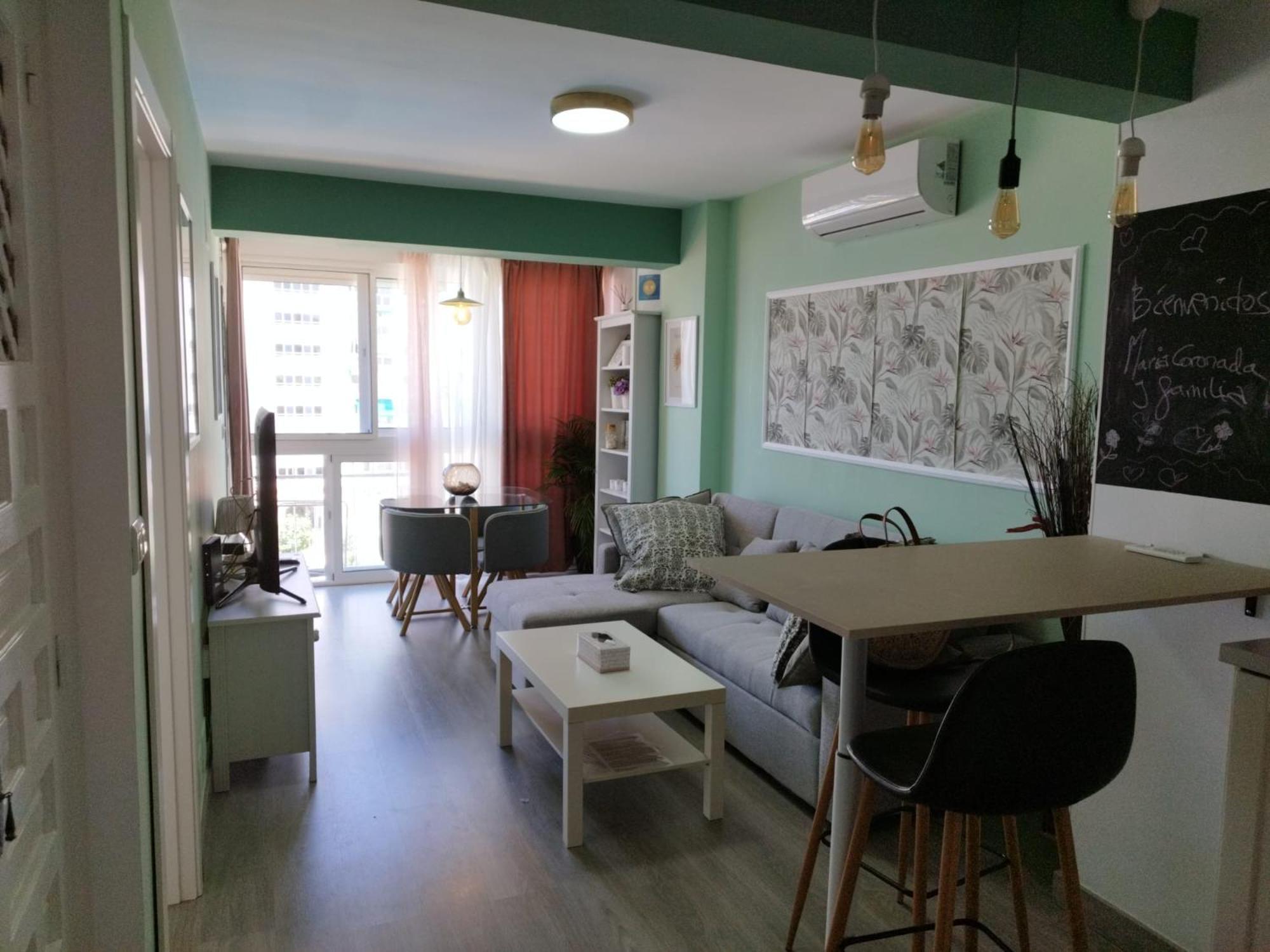 M1 403 Frontal Al Mar Vistas Terraza Y Wifi Daire Benalmádena Dış mekan fotoğraf