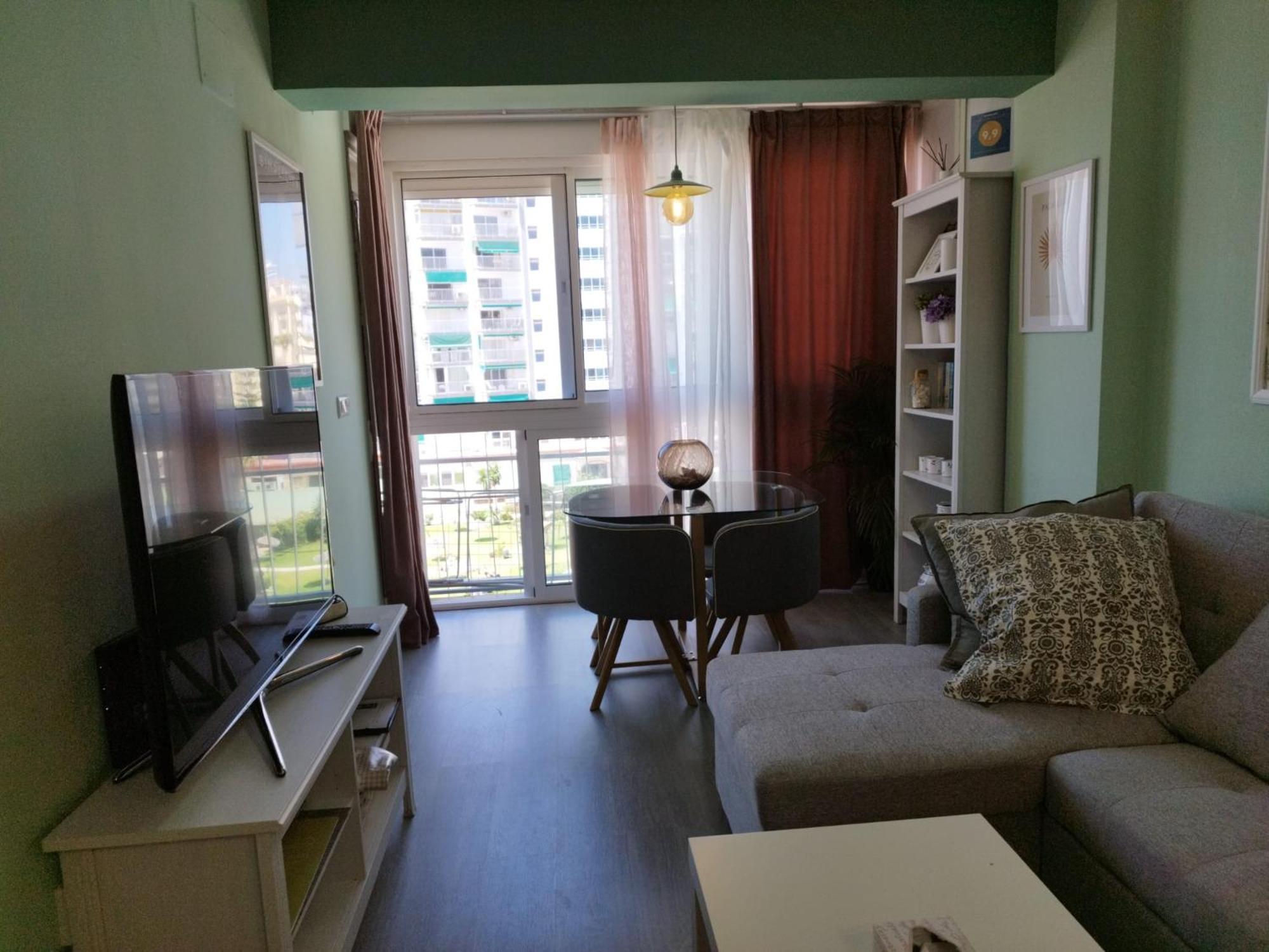 M1 403 Frontal Al Mar Vistas Terraza Y Wifi Daire Benalmádena Dış mekan fotoğraf